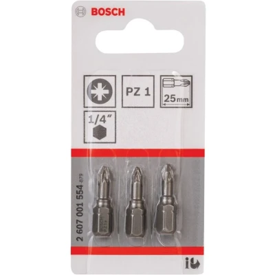 Image of Bosch 2607001554 Extra Hard Screwdriver Bit for Pozidriv Cross Head Screws