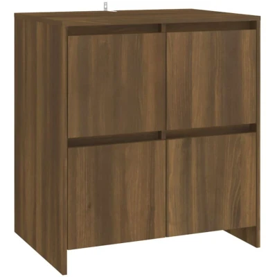 Image of vidaXL Sideboard Brown Oak 70x41x75 cm Engineered Wood