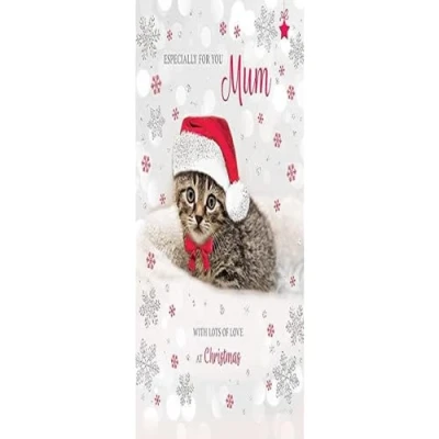 Image of Piccadilly Greetings Photo Christmas Card Mum 8 x 6 inches, A41327