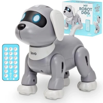 Image of TEVO Robot Dog Remote Control Toy For Kids Dancing, Singing, Smart Stunt Interactive Robotic Pet Boys or Girls