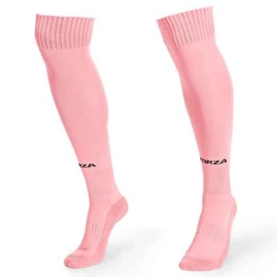 Image of FORZA Classic Football Socks [9 Colours] Knee High with Reinforced Heel &amp; Toe Available in Sizes XS XL (S/M (UK 4 7), Light Pink)