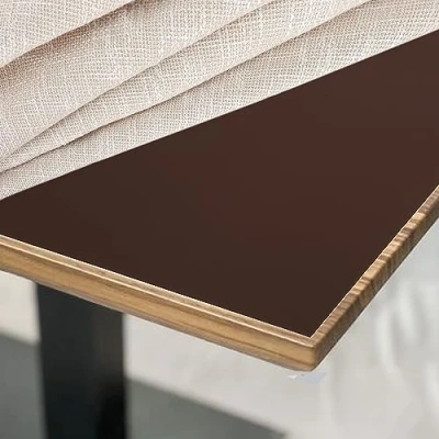 Image of Table Protector Heavy Duty Heat Resistant Kitchen dining room Grey &amp; Black Brown Beige (Brown,90x140.cm)