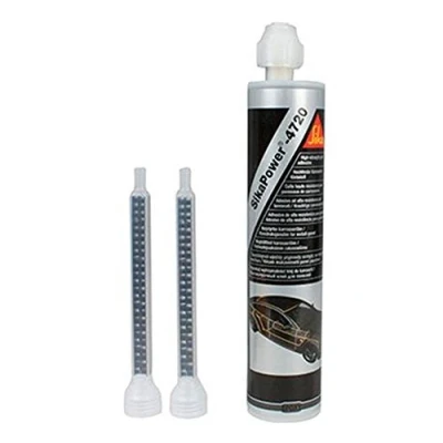 Image of SIKA Power 4720 2 COMPONENT EPISSIDIC Adhesive Black 195 ml