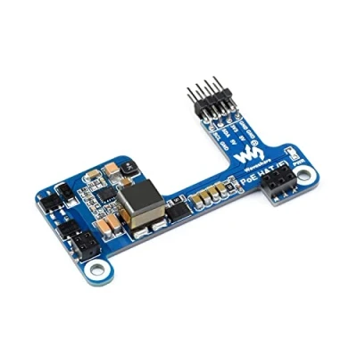 Image of Power Over Ethernet POE HAT for Raspberry Pi 4B/3B+, IEEE 802.3af compliant, Mini Support Connecting Cooling Fan, Compatible with the Official Case