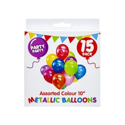 Image of Pastel Balloons Metallic Punch Confetti Latex Balloon for Birthday Party Decoration Baby Shower Wedding Ceremony Hen (Pack of 15 10 inch)