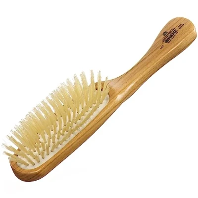 Image of Kent Narrow White Bristle Brush LC2 (PACK OF 1)