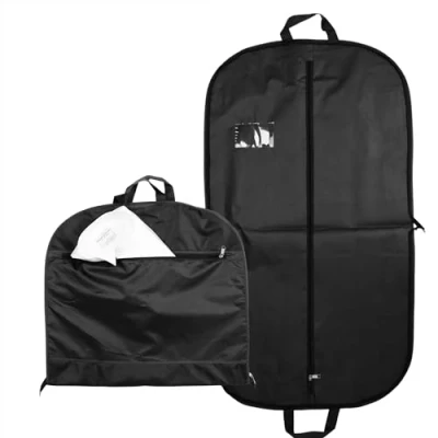 Image of Hoesh UK Black 44&quot; Waterproof Mens suit garment Protection Carrier clothes bags, bag for men, travel covers, moth proof carriers men