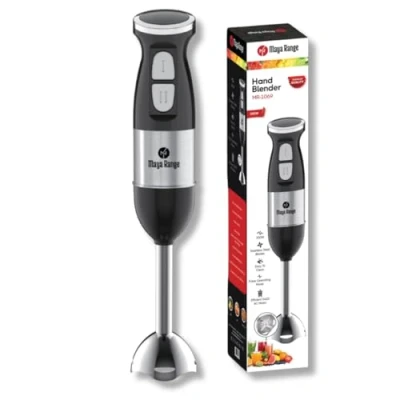Image of Maya Range Hand Blender 2 Speeds with Pulse Technology Detachable Stainless Steel Blending Leg and Blades for easy cleaning 300W Making Baby Food, Smoothies, Soups, Sauces