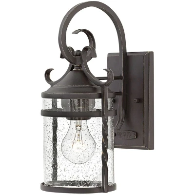 Image of Hinkley Casa Outdoor 1 Light Wall Lantern Olde Black IP44