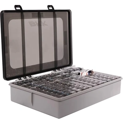 Image of BKK Complete Armor Point OCD Tackle Storage System Kit (Incl. 48 Boxes with hooks) Predator hooks