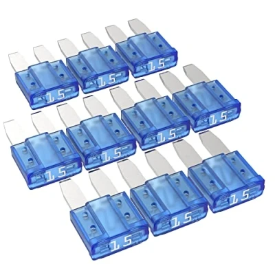 Image of AUPROTEC Micro 2 Car Fuses Blade MikrOTO II 5A 30A Selection: 15A Amp Blue Pack of 10