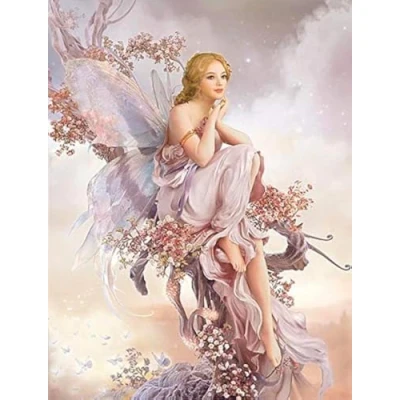 Image of Fairy Series Cross Stitch Kits,Nymphora Egyptian Cotton,14ct, 57x71cm 260x340 Counted Kits