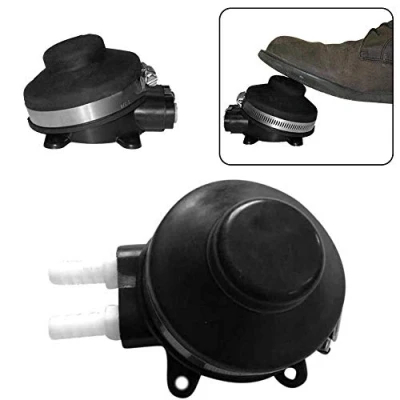 Image of Yiran Boat water pump, marine foot wash basin RV toilet, press bilge self priming pump.