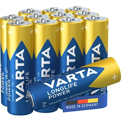 Image of Varta Alkaline Battery AA x 8+4 Free Longlife Power (LR6) [Packaging May Vary]