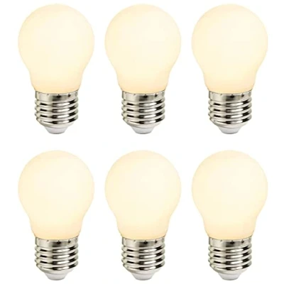 Image of Nordlux Smart G45 Mini Globe Frosted LED Light Bulb, Dimmable, E27, 4.7W, 560 Lumens, Tuneable White 2200K 6500K, Alexa and Google 6 Pack