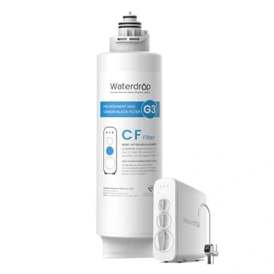 Image of Waterdrop WD G3 N1CF Filter, 6 Month Lifetime, Replacement for W Reverse Osmosis System