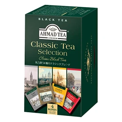 Image of Ahmad Tea Black Classic Selection 20 Teabag Sachets 6 Packs