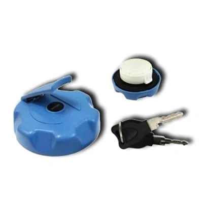 Image of 1 x ADBLUE 60 mm FUEL TANK + 2 KEYS DUST PROTECTIVE COVER CAP TRUCK OEM 21281403 02900100A 210075531 263000271100