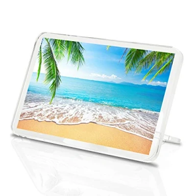 Image of Tranquil Beach Classic Fridge Magnet Tropical Sand Summer Palm Tree Gift #8557