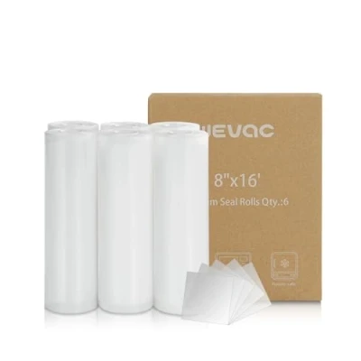 Image of Wevac Food Vacuum Sealer Bags 6 Pack 20x500cm Saver, Seal a Meal, Weston. Commercial Grade, BPA Free, Heavy Duty, Great for Vac Storage, Meal Prep or Sous Vide Cooking