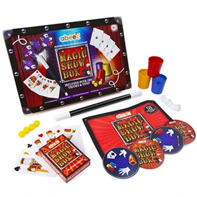 Image of abeec Magic Show Box Set For 8 Year Old Kids Includes A Wand &amp; Tricks Trick