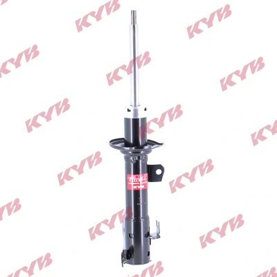 Image of 4160262R30, 4160262RD0, 4160273S30, 4160273SD0 Shock absorber KYB 3320047 Front Axle Left Gas Pressure Twin Tube Suspension Strut Top pin