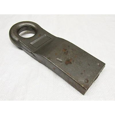 Image of Weld On Towing Eye 16&quot; (Cranked 24 Ton 40.7CM Heavy Duty Mild Steel Trailer Ring)