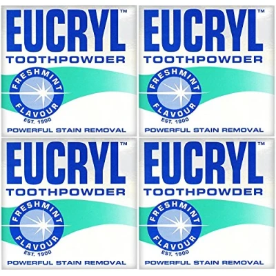 Image of Eucryl 50g Smokers Freshmint Toothpowder 4 Pack