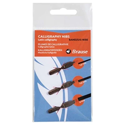 Image of Brause Calligraphy Nib (Pack of 3) Metal 16500B