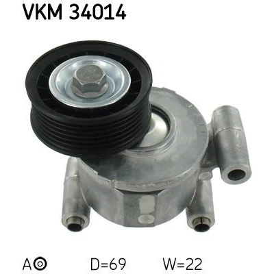 Image of 5M5Q6A228AA Tensioner Pulley SKF VKM 34014 FORD: Focus 2, 2 Kombi, C Max, MAZDA: 5, 3 Hatchback, VOLVO: C30, S40 II