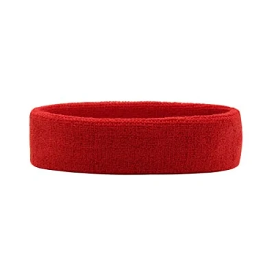 Image of Hanerdun sports headband, women men sweatbands, cotton terry, for running, biking, jogging, tennis, football