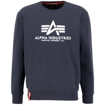 Image of Alpha Industries Basic Sweater navy S