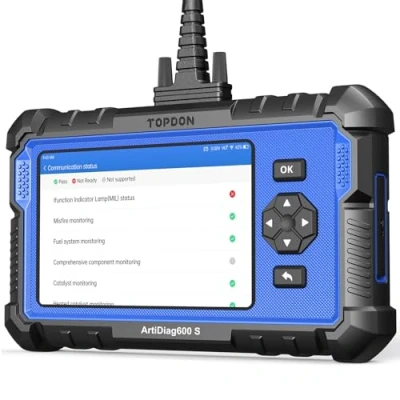 Image of TOPDON OBD2 Code Reader Scanner ArtiDiag600S, 9 Reset Service for Oil/BMS/ABS/SAS/EPB/DPF/TPMS/Throttle/Injector Coding, ABS/SRS/Engine/Transmission Car diagnostic tool, Free Lifetime Upgrade