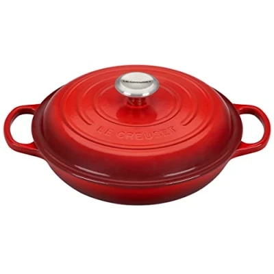 Image of Le Creuset 211802606 26cm Shallow Casserole Cerise