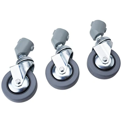 Image of Manfrotto 80mm Wheel without Brakes and Adapter for Legs (Pack of 3)