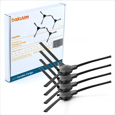 Image of Pack of 4 brushes, for Cecotec Conga 2290 ULTRA. spare parts and accessories robot vacuum cleaner