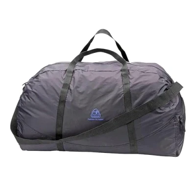 Image of Eurohike Packable 75 Litre Holdall with Internal Pocket and Stuff Sack, 75L Cargo, Duffel, Bag for Men &amp; Women, Ultra Lightweight, Foldable, Compact, Camping, Hiking, Travelling, Outdoors, Black