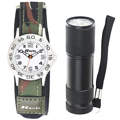 Image of Ravel Children&#039;s Watch and Micro Torch Gift Set (Green)