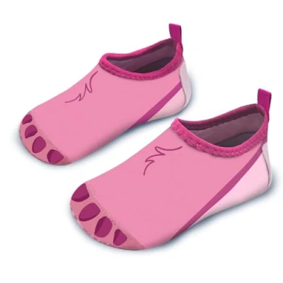Image of Kids Water Shoes Girls Toddles Baby Beach Swim Aqua Pool Swimming Socks Quick Dry Non Slip（Bear Paw Pink 26/27）