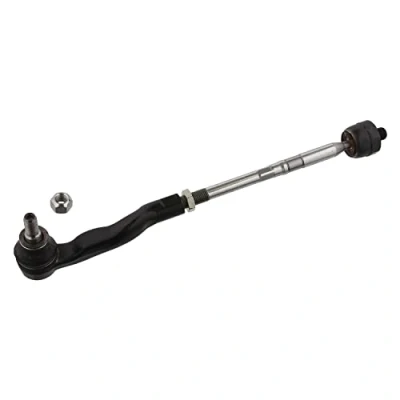 Image of 6394600048, 6394600048S1, 6394600055, 6394600055S1, 6394600255 Tie Rod FEBI BILSTEIN 33707 Front Axle Left with lock nuts BMTS Turbo NEW