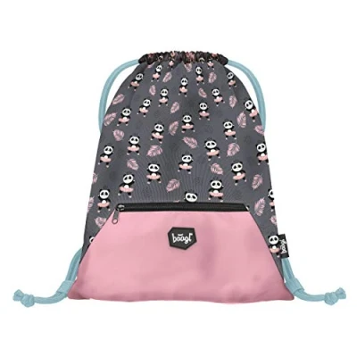 Image of Drawstring Gym Bag, Panda String Sackpack For School, Gym, Travel, Swimming, Sports Backpack Kids