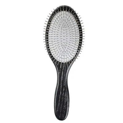 Image of Paddle Detangler Brush Hair with Metal Bristles for Women/Men/Kids Detangling &amp; Massaging, Anti Static, Best All Types Wet Dry Daily Use, by FionaStore