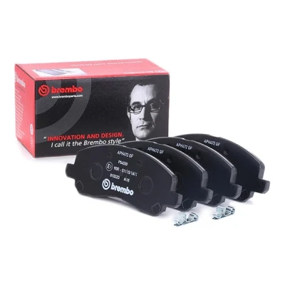 Image of 128419102 Brake pad set BREMBO P 54 030 with acoustic wear warning without accessories MITSUBISHI: ASX Off Road, Lancer 7, Galant 6