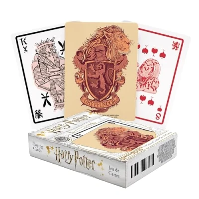Image of AQUARIUS Harry Potter Playing Cards Gryffindor, Multicolor, 52439