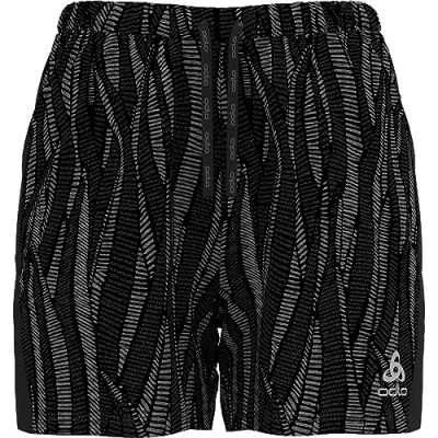 Image of Odlo Women Running shorts ESSENTIALS PRINT, black, M