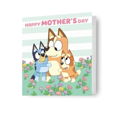 Image of Bluey Mother&#039;s Day Card Mummy, Mum, Grandma Mothers Cards