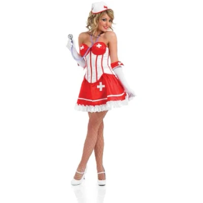 Image of Sexy Tutu Nurse Adult Fancy Dress Costume