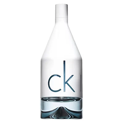 Image of CALVIN KLEIN CKIN2U For Him Eau de Toilette Men Aromatic Fragrance With Notes Of Tangelo, Pimiento, Cool Musks Medium Longevity Spray 3.3oz
