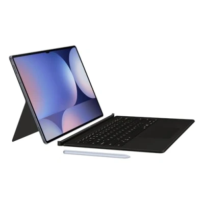 Image of Samsung Galaxy Official AI Book Cover Keyboard with Trackpad for Tab S10 Ultra, S9 Black