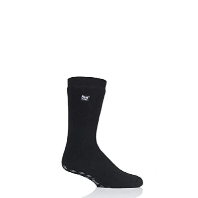 Image of 1 Pair Black Heat Holders Raynaud&#039;s Socks Men&#039;s 6 11 Mens Iomi